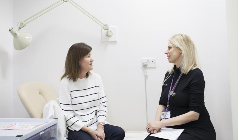 Doctor with a patient