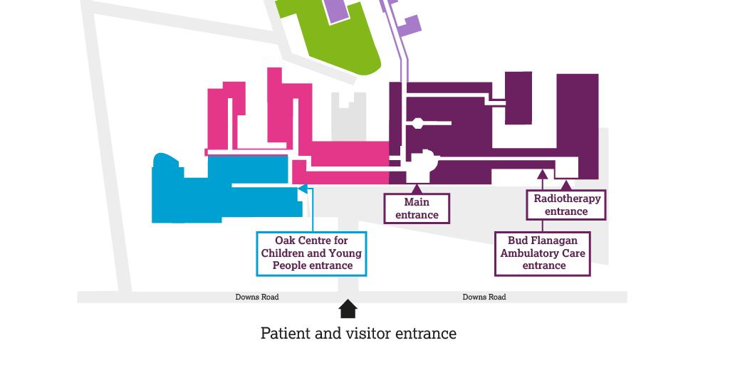 Sutton: Patient and visitor entrance