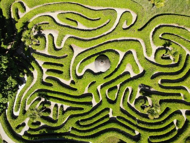 Benjamin Elliott - green and white maze